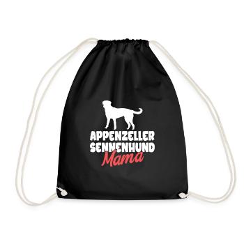 Appenzeller Mountain Dog Cadeau Chiens - Sac de sport léger - noir - Devant