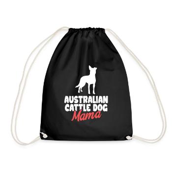 Chiens de bétail australiens Gift Dogs - Sac de sport léger - noir - Devant