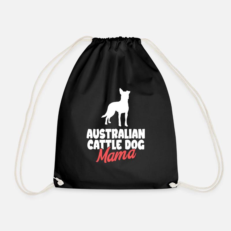 Australian Cattle Dog Geschenk Hunde - Turnbeutel - Schwarz