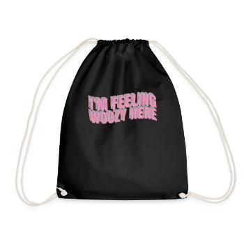 Je me sens woozy ici blague de cadeau folle - Sac de sport léger - noir - Devant