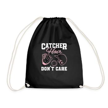 Cather Hair Don't Care Masque humoristique en fer - Sac de sport léger - noir - Devant