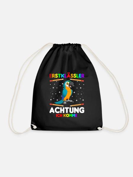 Erstklässler Achtung ich komme - Turnbeutel - Schwarz