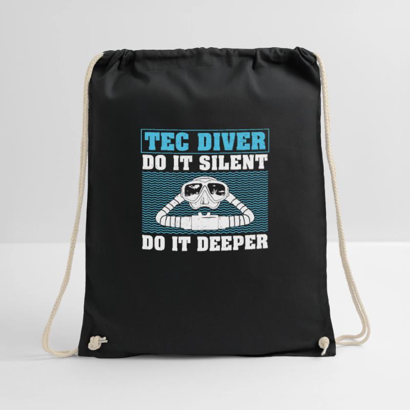Tec Diver Do It Silent Do It Deeper Funny Plongée Sac de sport léger