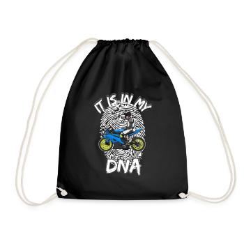 Motorcycle Lifestyle / Motorcycle / Motorcycle biker - Drawstring Bag - black - Front