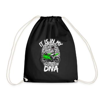 Motorcycle Lifestyle / Motorcycle / Motorcycle biker - Drawstring Bag - black - Front