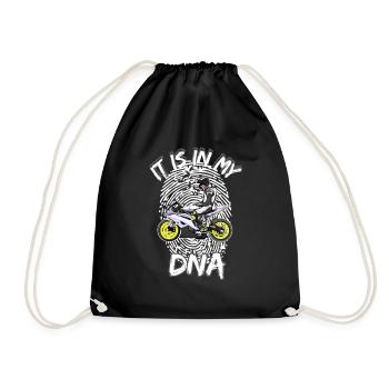 Motorcycle Lifestyle / Motorcycle / Motorcycle biker - Drawstring Bag - black - Front