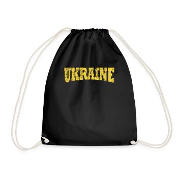 Je soutiens la victoire symbolique de l’Ukraine - Sac de sport léger - noir - Devant