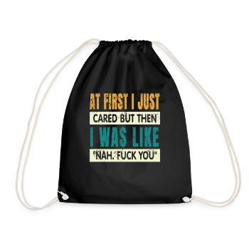 Au début, je m’en occupais juste - Sac de sport léger - noir - Devant