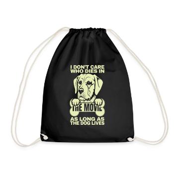 Je me fiche de qui meurt dans le cadeau de citation du film - Sac de sport léger - noir - Devant