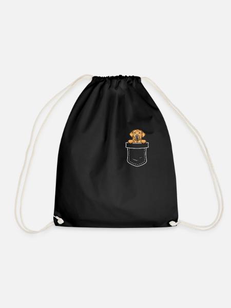 Broholmer Geschenk Hunde - Turnbeutel - Schwarz