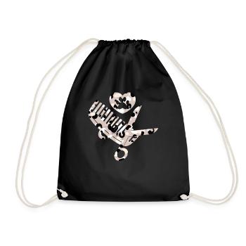 Ciseaux Peigne Chien Coiffeur Profession Léopard - Sac de sport léger - noir - Devant