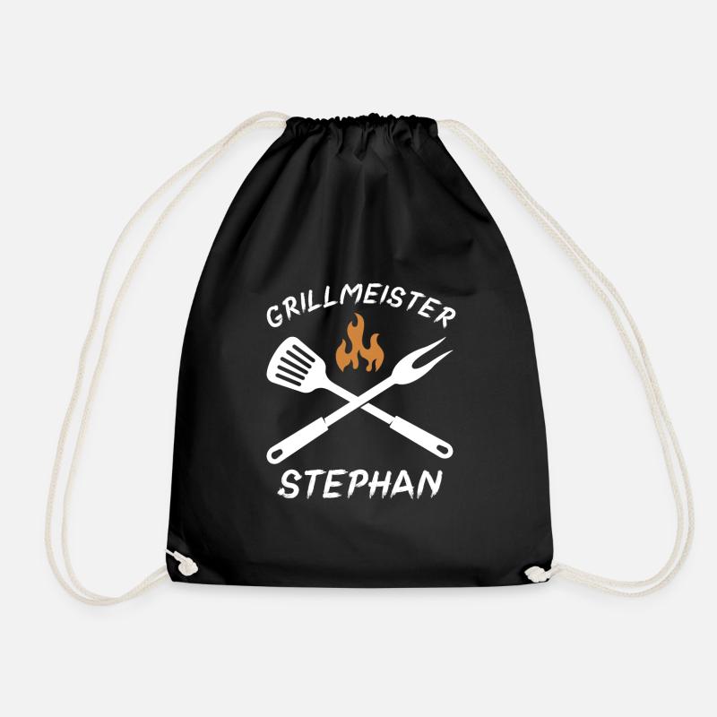 Grillmeister Stephan - Turnbeutel - Schwarz
