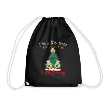 J’adore l’odeur de Noël le soir - Sac de sport léger - noir - Devant