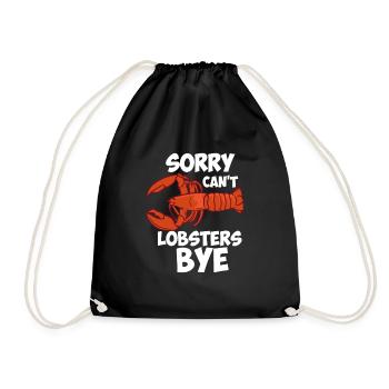 Désolé ne peut pas langoustes bye - Sac de sport léger - noir - Devant