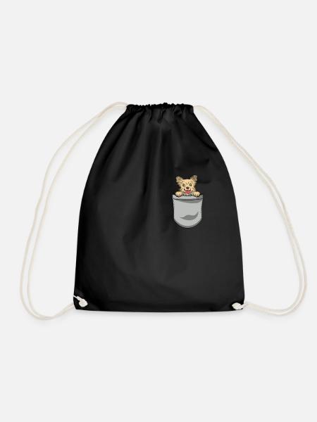 Chihuahua Geschenk Hunde - Turnbeutel - Schwarz