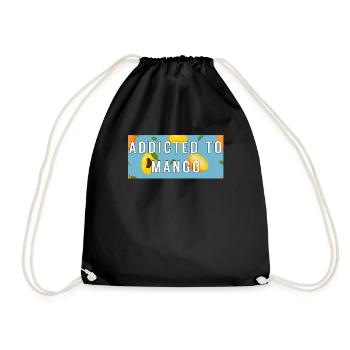 Accro au motif de fruits préféré de Mango Summer - Sac de sport léger - noir - Devant