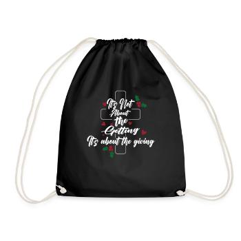 Il ne s’agit pas de donner - Sac de sport léger - noir - Devant