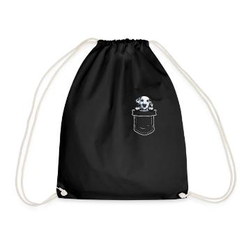 Propriétaire de chien de chien dalmate - Sac de sport léger - noir - Devant