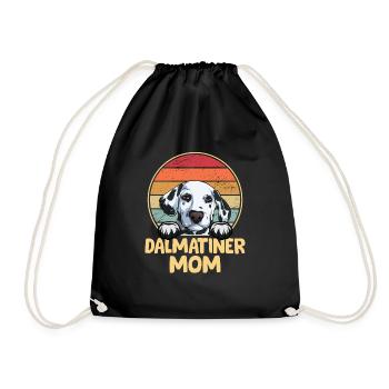 Propriétaire de chien de chien dalmate - Sac de sport léger - noir - Devant