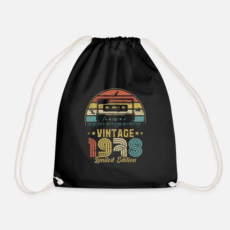 Cassette vintage 1978 - Sac de sport léger - noir