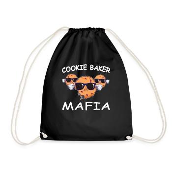 Сookie Baker Mafia Cook Chef Christmas Magic - Drawstring Bag - black - Front