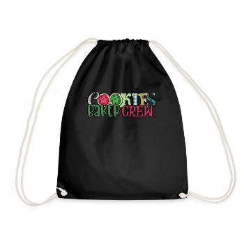 Сookie Baker Crew Cook Chef Weihnachtsmagie - Turnbeutel - Schwarz - Vorne