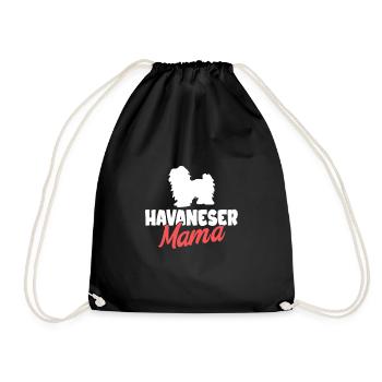 Propriétaire de chien de chien havanais - Sac de sport léger - noir - Devant