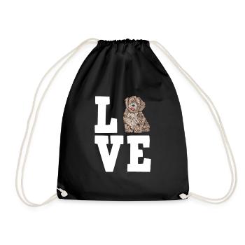 Propriétaire de chien de chien havanais - Sac de sport léger - noir - Devant