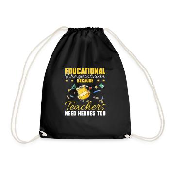 Appréciation éducative amusante pour les - Sac de sport léger - noir - Devant