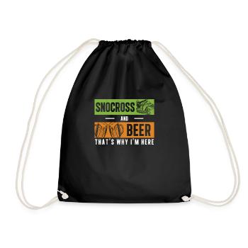 Vintage Snocross Racing For A Beer Lover - Sac de sport léger - noir - Devant