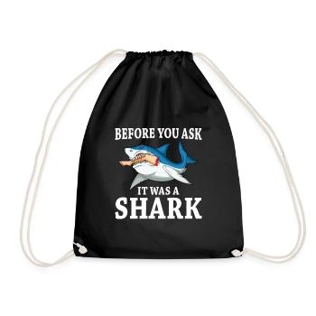 Leg surgery wheelchair lost leg - Drawstring Bag - black - Front