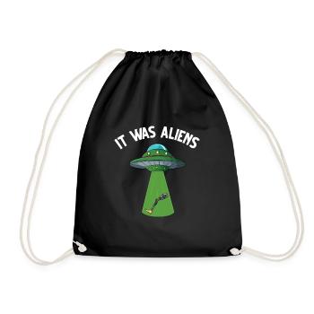 Leg surgery wheelchair lost leg - Drawstring Bag - black - Front