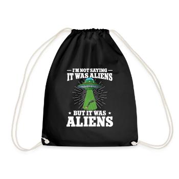 Leg surgery wheelchair lost leg - Drawstring Bag - black - Front