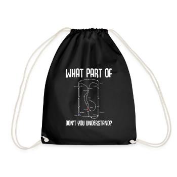 Croquet - Drawstring Bag - black - Front