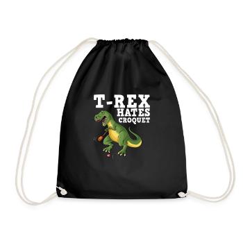 Croquet - Drawstring Bag - black - Front