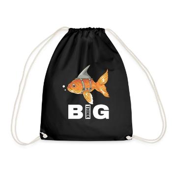 Big Think Goldfish Shark Fins Sea Citation - Sac de sport léger - noir - Devant