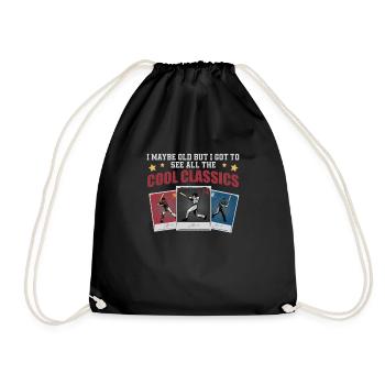 Klassische Baseball-Kartensammlung für - Turnbeutel - Schwarz - Vorne