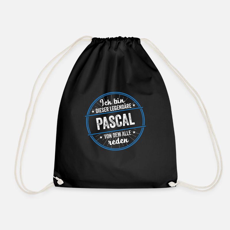 Ich bin dieser legendärer Pascal Name - Turnbeutel - Schwarz