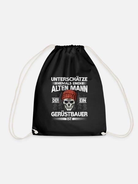 Gerüstbauer - Turnbeutel - Schwarz