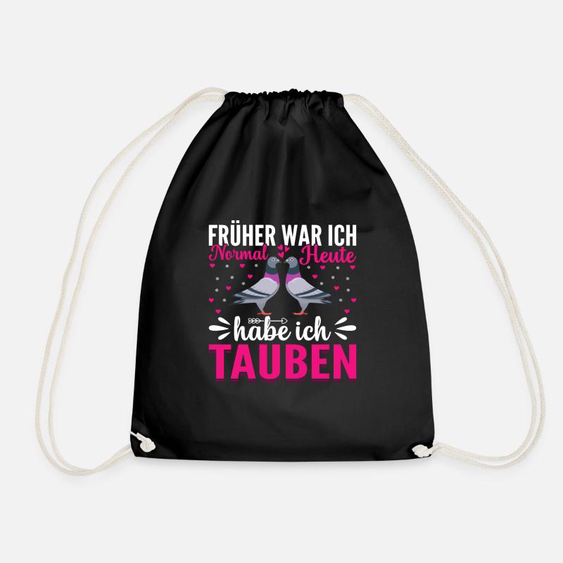 Taubenzüchterin Taubenzüchter - Turnbeutel - Schwarz