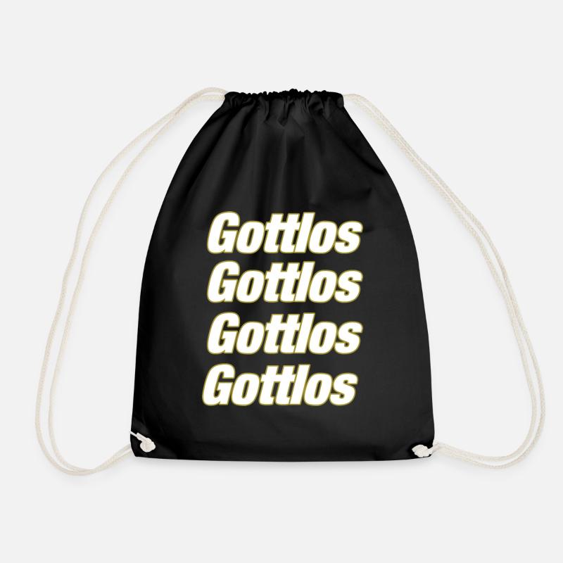 Gottlos - Turnbeutel - Schwarz