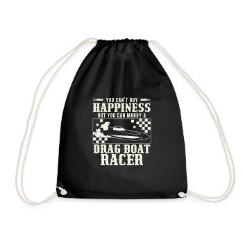 You Can't Buy Happiness But You Can Marry A Funny - Drawstring Bag - black - Front