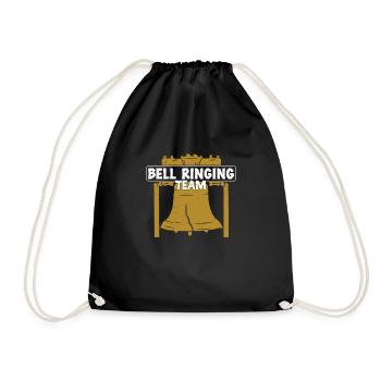 Awesome Bell Ringing Hobby For Bell Ringing Team - Turnbeutel - Schwarz - Vorne