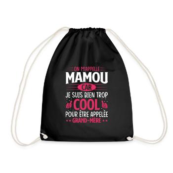 On m'appelle mamou - Sac de sport léger - noir - Devant