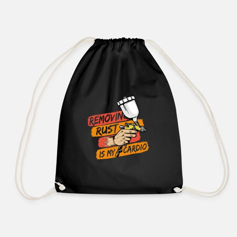Auto Body Painter Auto Maler Sprayer - Drawstring Bag - black