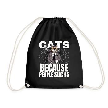 Cat Cat Cat Shirt Cat Gift Idea Kitten - Sac de sport léger - noir - Devant