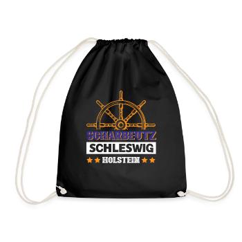 Scharbeutz Schleswig-holstein - Turnbeutel - Schwarz - Vorne