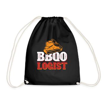 bbqologist - Drawstring Bag - black - Front