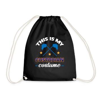 Ceci est mon costume de gardien - Sac de sport léger - noir - Devant