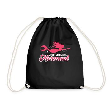 Sirène professionnelle - Sac de sport léger - noir - Devant